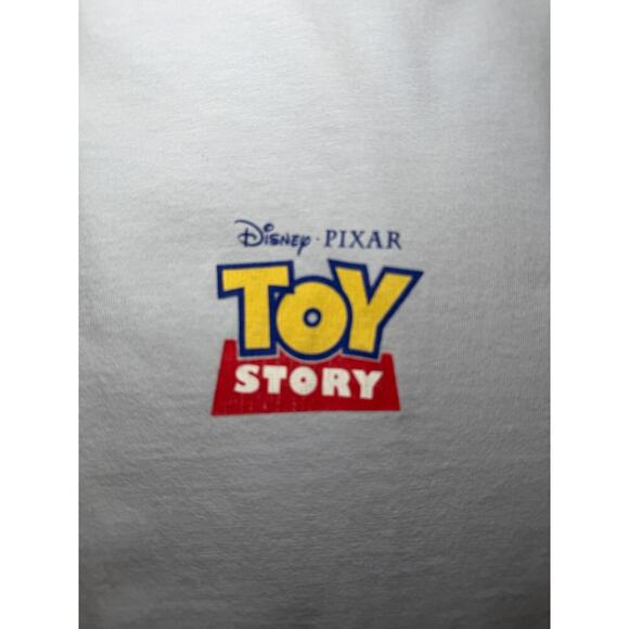 Disney Pixar Toy Story Shirt Mens Large Blue Short Sleeve Logo Graphic Movie Tee - Picture 2 of 6